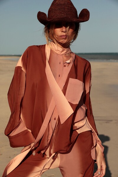 Foto Camisa Leona Terracota