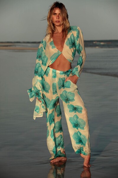 Foto Calça Creta Orquidea