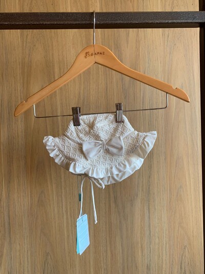 FotoChapeu Celina Kids Crochet Off White