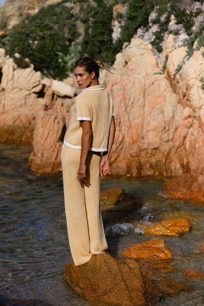 Foto Conjunto Tricot Corse Raffia