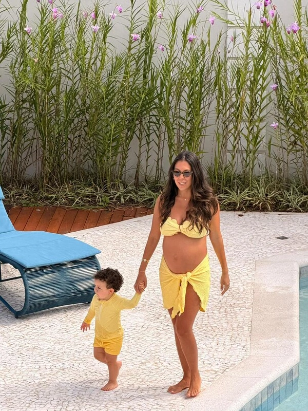 Shorts Sail Kids Amarelo Polen