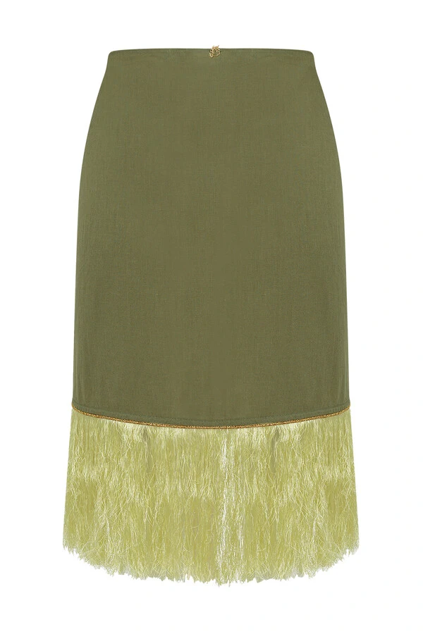 Pareo Franjas Olive