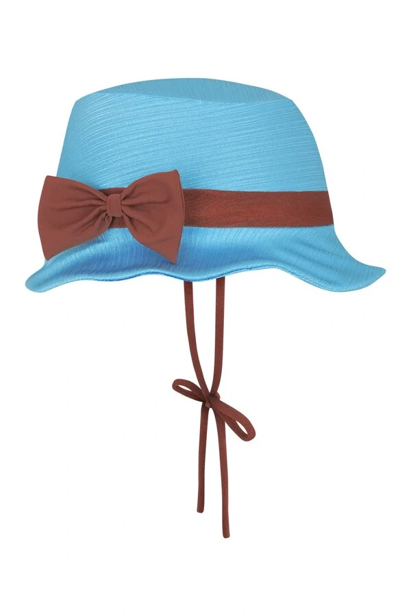 Chapeu Laço Kids Azur & Cappuccino