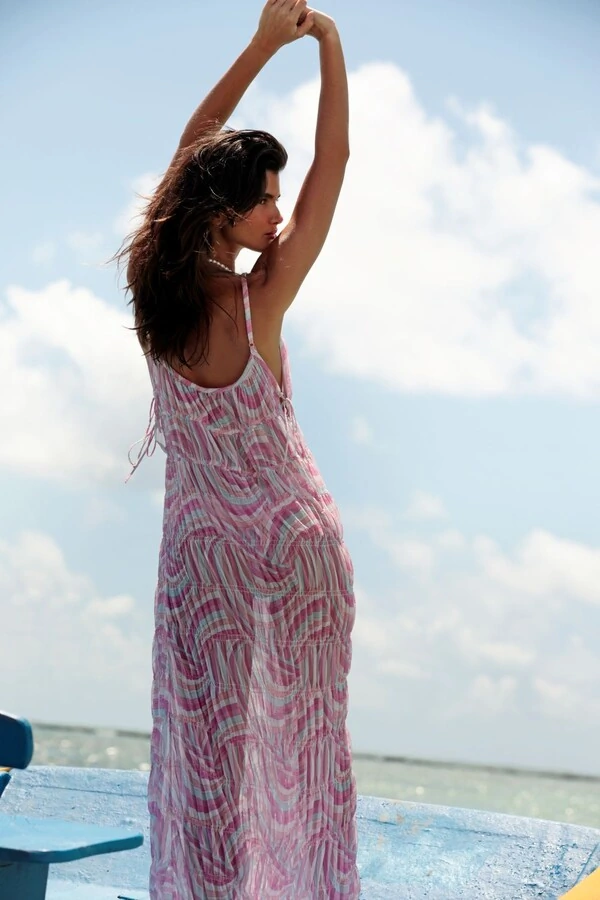 Vestido Mykonos Waves