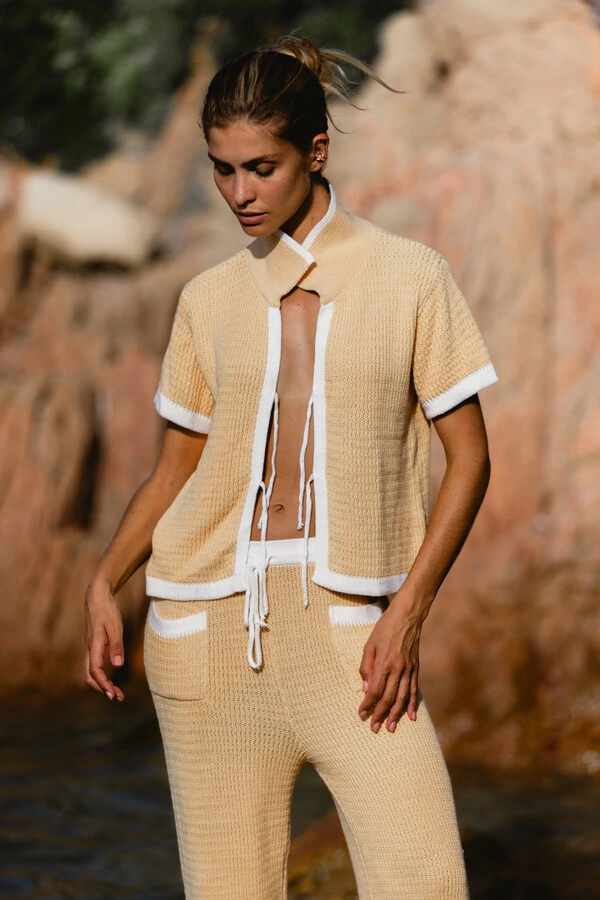 Camisa Tricot Corse Raffia