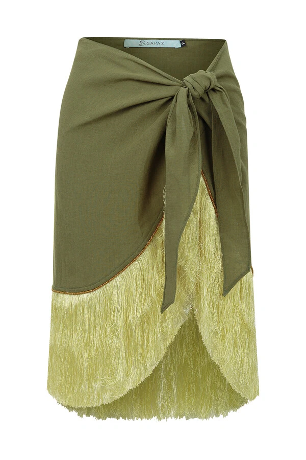 Pareo Franjas Olive