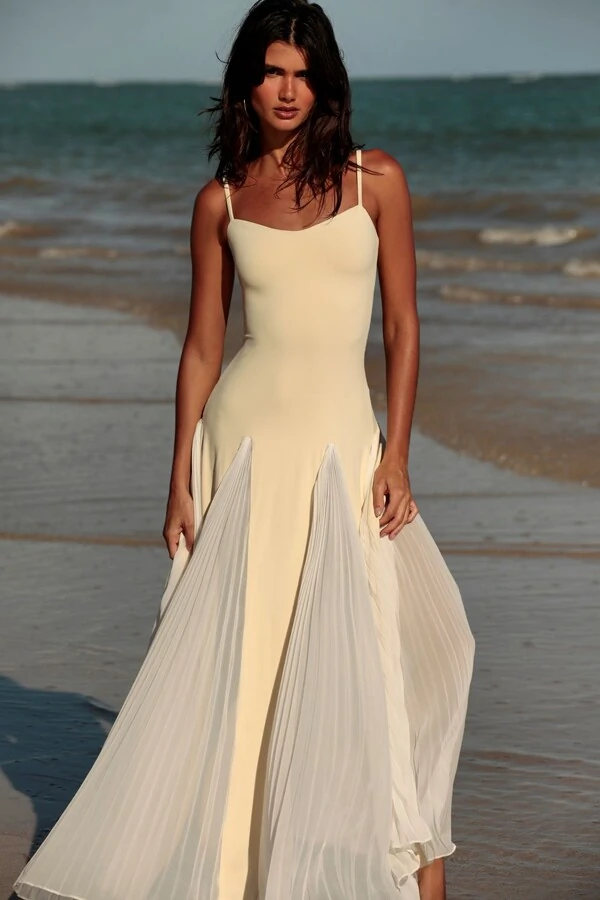 Vestido Athena Champagne