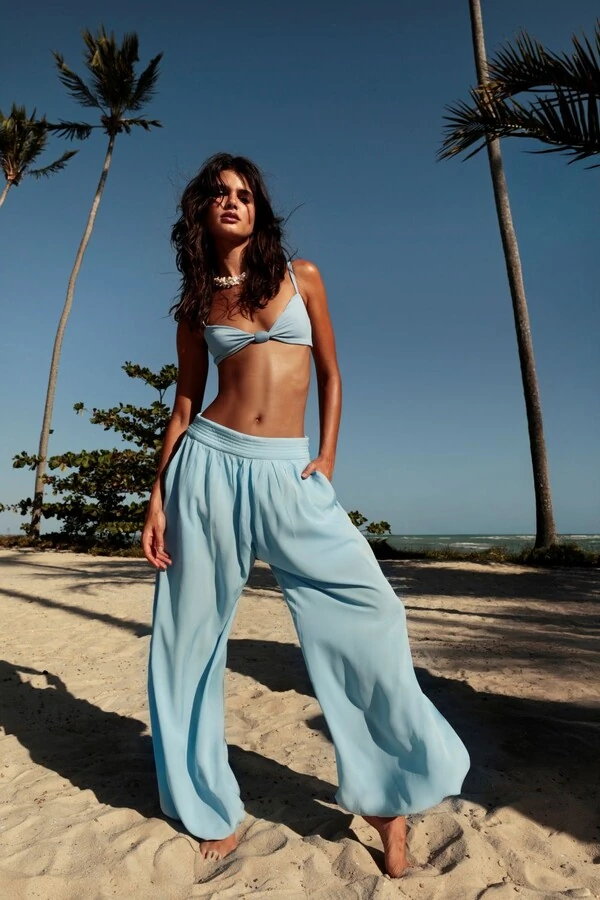 Calça Joana Azul Celeste