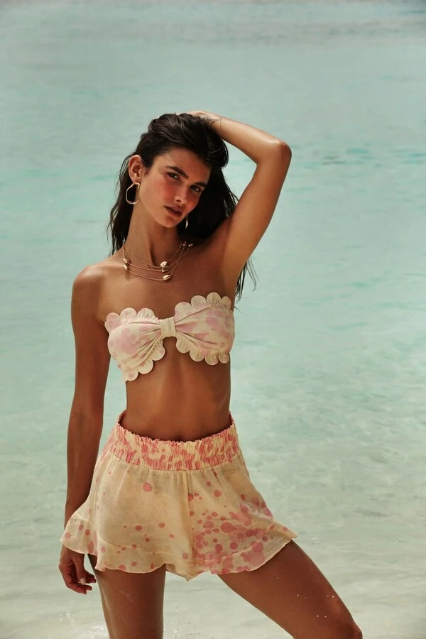 Shorts Noronha Rose Dots
