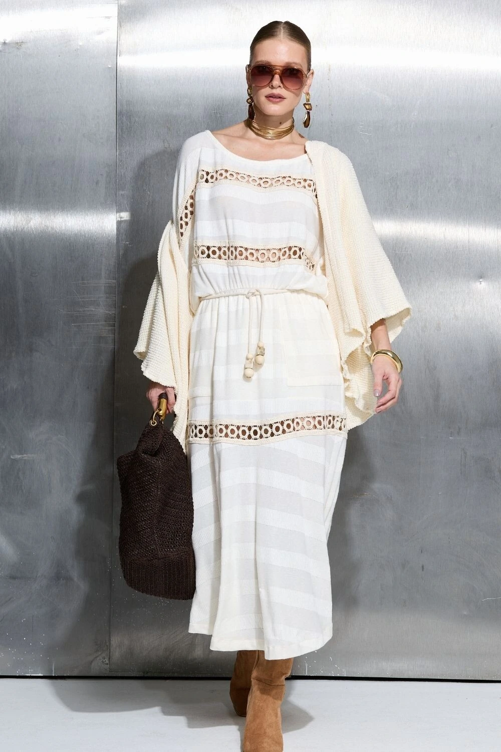 FotoVestido Tricot Jacquard