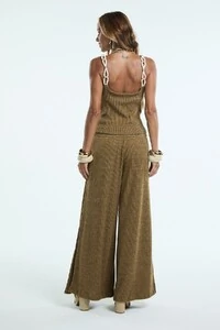 Blusa Malha Alça Corda