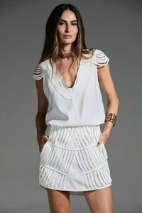 Blusa Manga Tira Viés