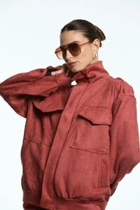 Jaqueta Oversize Camurça