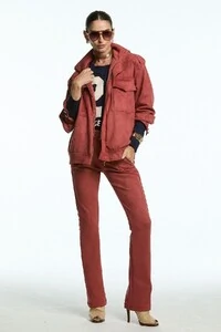 Calça Bootcut Camurça