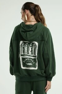 Moletom Estampado Sardines