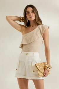 Blusa Um Ombro Jabour