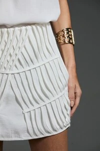 Shorts Saia Tiras Viés