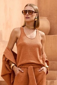 Twinset Malha Retrô