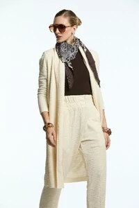 Cardigan Malha Textura