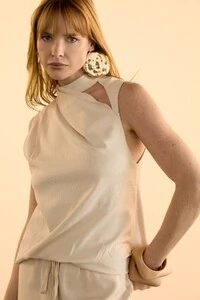 Blusa Gola Abertura