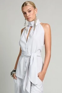 Blusa Gola Pespontada