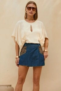 Blusa Manga Morcego