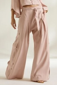 Calça Pregas Femêa
