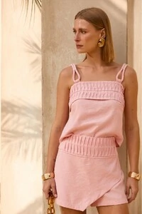 Blusa Decote Pregas