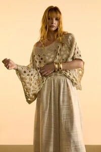 Blusa Tricot Vazada