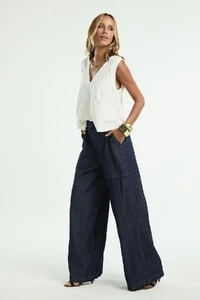 Calça Jeans Cós Tranças