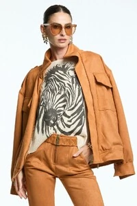 Jaqueta Oversize Camurça