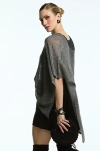 Blusa Tricot Canoa Vazada
