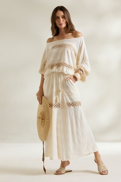 Foto Vestido Tricot Jacquard