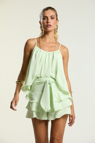 Foto Blusa Fluida Babado