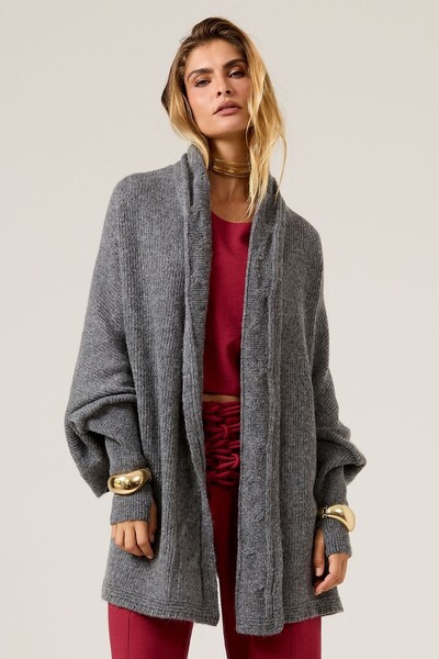 Foto Cardigan Tricot Dedeira