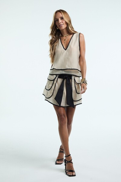 FotoShorts Saia Vies Organza