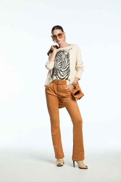 FotoBlusa Tricot Zebra