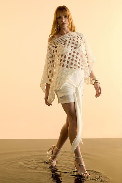FotoBlusa Tricot Vazada