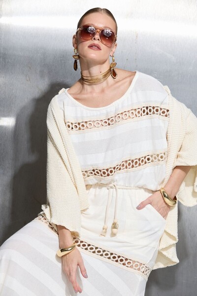 FotoVestido Tricot Jacquard