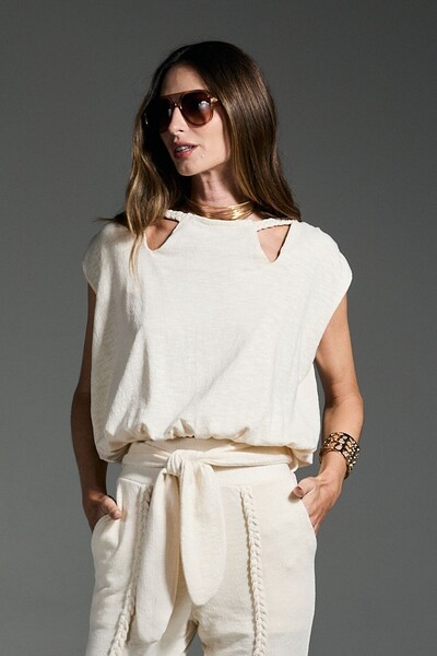 Foto Blusa Malha Trança