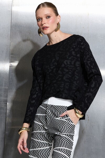 Foto Blusa Tricot Onça