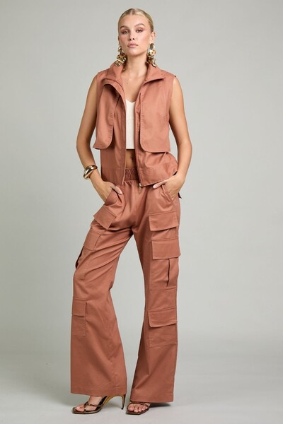 FotoCalça Bolsos Sarja