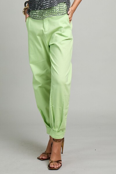 Foto Calça slouchy sarja