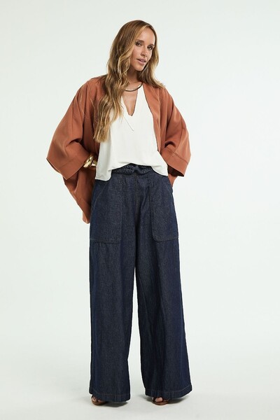 FotoCalça Jeans Cós Tranças