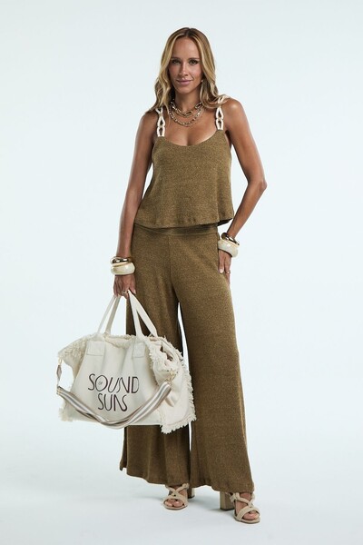 Foto Calça Malha Cotele Elastico