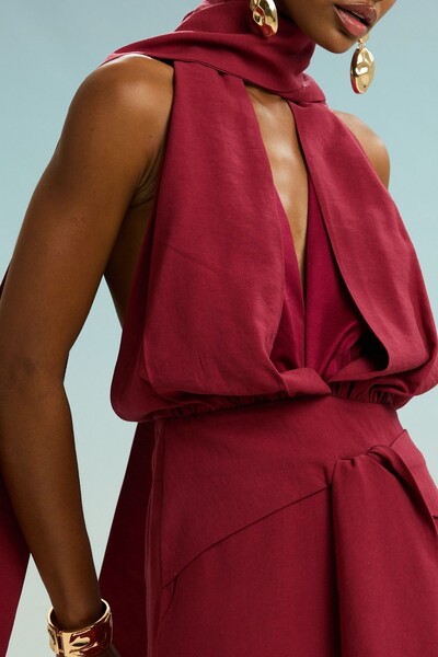 FotoVestido Fenda Faixa