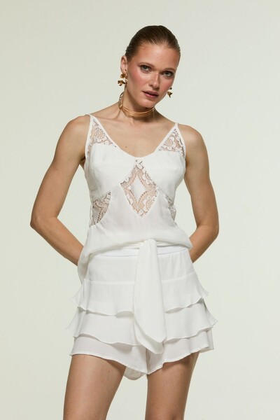 Foto Blusa Detalhe Renda