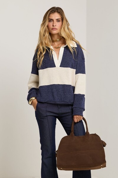 FotoBlusa Tricot Bicolor
