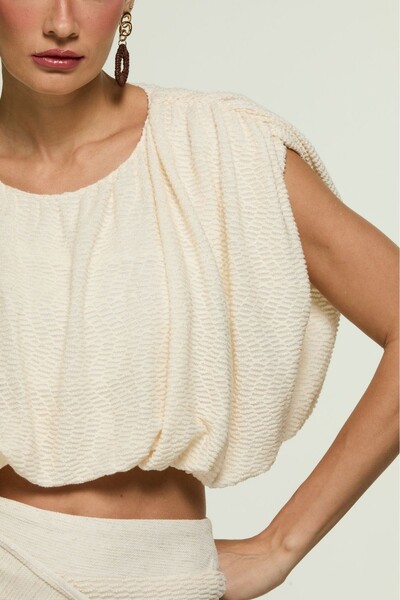 FotoBlusa Franzida Vibration