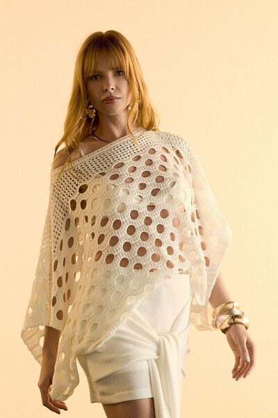 Foto Blusa Tricot Vazada
